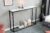 LuxD Designová konzole Latrisha 110 cm bílá – vzor mramor