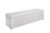 LuxD Designová lavice Spectacular 140 cm bílá koženka