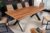 LuxD Designový jídelní stůl Kaniesa 180 cm vzor ořech
