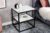 LuxD Designový odkládací stolek Latrisha 45 cm bílý – vzor mramor